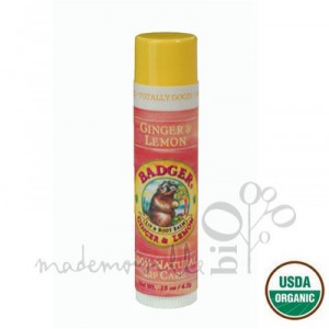 Badger Ginger Lemon Lip Stick Basket 4.2g
