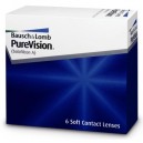 Bausch and Lomb PureVision ToricDioptrique: 0,25 / Radius: 8,70 / axe: 60 / Cylindre: 0,75 / Diamètre: 14.00 6 Pack