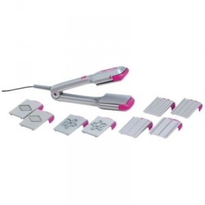 BESTRON Ds28Set Fer à Défriser avec 5 Jeux de Plaques