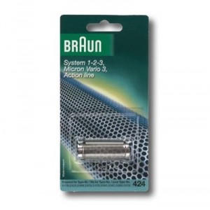 Braun 65424760 Grille 424 Recharge grille pour rasoirs System 1 2 3 / Vario / Action Line