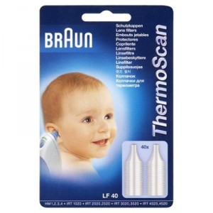 Braun 138273 LF40 Lot de 40 Embouts jetables pour Thermomètre Auriculaire ThermoScan