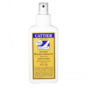 Cattier lotion rafraîchissante jambes lourdes bio