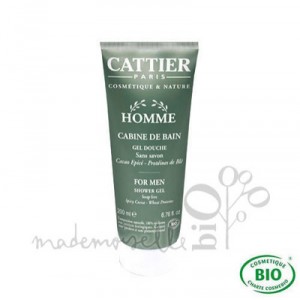 Cattier Gel douche Cabine de bain pour homme