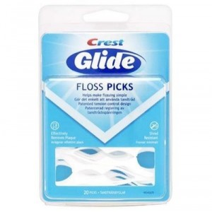 CREST 20 Sticks Fil Dentaire Import Grande Bretagne