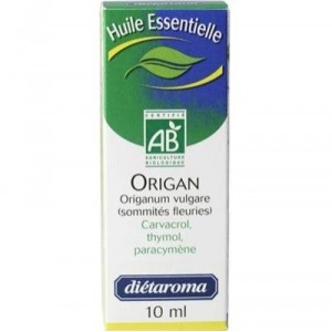 Diétaroma Dietaroma Origan bio Huile essentielle