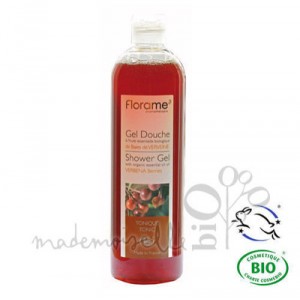 Florame Gel Douche baies de verveine bio 1L