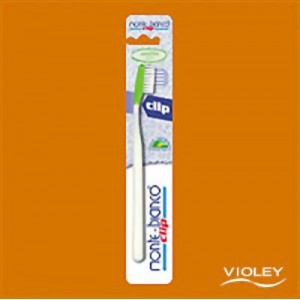 Frisetta MONTE BIANCO Brosse à dents en nylon souple à tête interchangeable