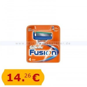 Gillette Fusion pack de 4 lames
