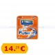 Gillette Fusion pack de 4 lames
