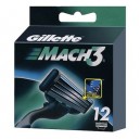 Gillette Mach3 pack de 12 lames