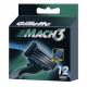 Gillette Mach3 pack de 12 lames