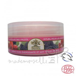 Green Energy ORGANICS Crème Mains anti taches La Récolte des Fruits