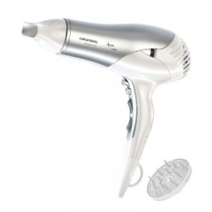 Grundig Sèche Cheveux HD 8780 Blanc argenté