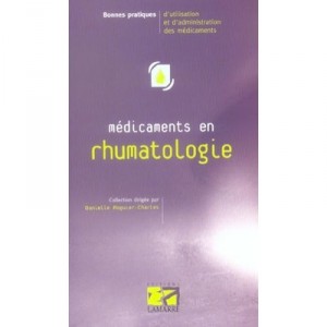 Medicaments En Rhumatologie - Danielle Roquier-charles