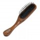Kent/Euroclean Brosse à cheveux Homme ou Femme Mini Woodyhog bois et pointes nylon