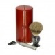 Kent/Euroclean Set de rasage Kent Horn, blaireau poils argentés et rasoir assorti
