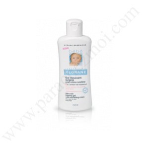 Klorane BEBE Gel moussant surgras