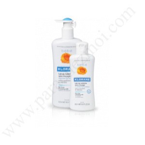 Klorane BEBE Lait de toilette sans rinçage