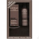 Lierac HOMME Coffret Rasage Coffret de 1 mousse rasage express + 1 baume apaisant 75 ml + 1 serviette en cadeau