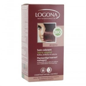 Logona Naturkosmetik Und Heilmittel Soins colorants, acajou