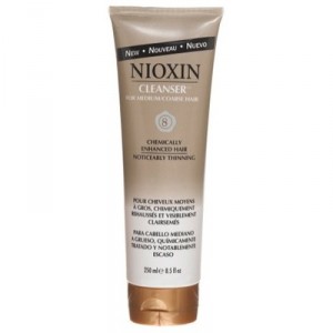 Nioxin Shampooing pour cheveux moyens/gros System 8 Cleanser Cheveux chimiquement rehaussés visibl...