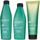 Redken Shampooing + Conditioner + Curl Refiner Fresh Curls