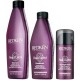 Redken Shampooing + Conditioner + Overnight Treat Real Control