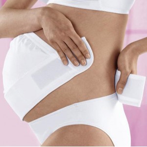Ceinture future maman, blanc - Taille:Large