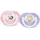 Avent - SCF172/21 - 2 sucette Décorées - Silicone - 3-6 Mois