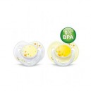 Avent - SCF176/21 - 2 sucette de Nuit - Silicone - 3-6 Mois