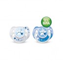 avent - SCF176/22 - 2 sucette de Nuit - Silicone - 6-18 Mois