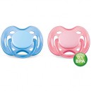 Philips Avent - SCF178/23 - 2 Sucettes Aérées - Silicone - 0-6 mois