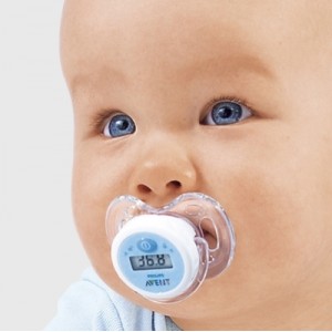 Philips AVENT - SCH540/00 - Set of 2 Dig Thermometers - Pacifier and Ear Thermometer (Import G. ..