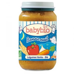 Petit Pot Bonne Nuit Pois Maïs et Riz Bio - Babybio
