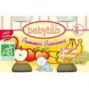 Petits Pots Fruits Pomme et Banane Bio - Babybio