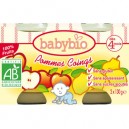 Petits Pots Fruits Pomme et Coing Bio - Babybio