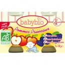 Petits Pots Fruits Pomme et Pruneau Bio - Babybio