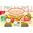 Petits Pots Fruits Pomme Vanille Bio - Babybio