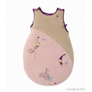 Babycalin - BBC401002 - Douillette Naissance - Velours - Léna - Rose