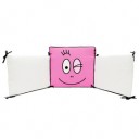 Babycalin - 457008 - Barbapapa - Tour de Lit - Velours - Rose / Blanc