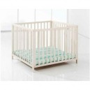 BabyDan Felix - Parc bébé en bois - blanc (Import Grande Bretagne)