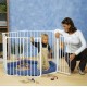 Extension métal pour barrière à pression - Blanc