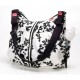 Babymel - 302A - Sac à Langer - Amanda Big - Imprimé Floral - Noir et Blanc
