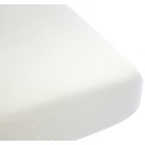 Baby Sun Nursery - MU11 240 - Drap Housse - Jersey Extensible - 100% Coton - Ivoire - 40 x 80 cm