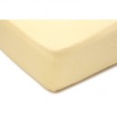 Baby Sun Nursery - MU11 540 - Drap Housse - Jersey Extensible - 100% Coton - Jaune - 40 x 80 cm