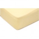 Baby Sun Nursery - MU11 560 - Drap Housse - Jersey Extensible - 100% Coton - Jaune - 60 x 120 cm