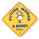 Signe Bébé et Future Maman à Bord recto-verso