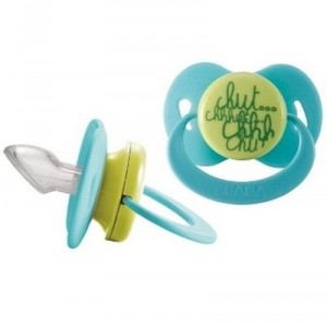 Beaba - Sucette Symétrique - Love - Deuxième Age - Silicone - Coloris et Décor Assortis