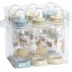 Set 6 biberons Bébé d'Amour 260 ml sans BPA Poudré Bleu