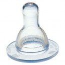 Bebeconfort - 30000042 - 2 Tétines - Silicone T1 - Bout Rond - Débit Lent